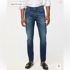 Men’s J. Crew Slim Jeans in Dark Blue